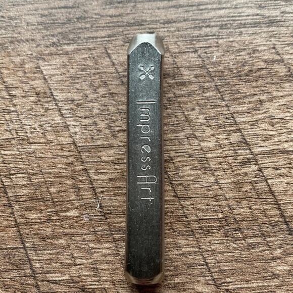 ImpressArt Crossed Arrows Signature Design Stamp 6mm - Picture 1 of 2